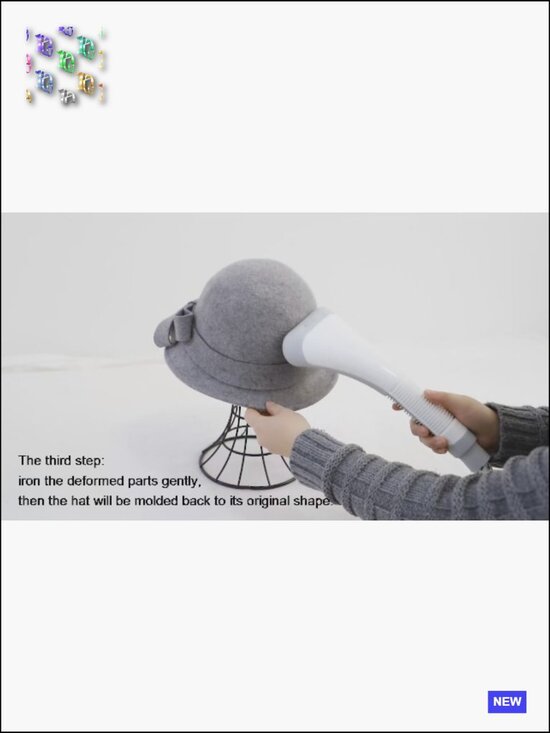 100% Wool Cloche Bucket Hat Vintage Bow Accent Winter Adjustable Fine Quality main image 5